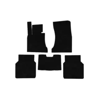 Deluxe Textile Floor Mats (For E66, Black) photo 2