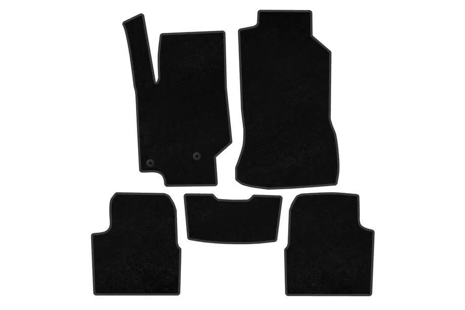Citroen C4 X/e-C4 X 2022– Deluxe Textile Floor Mats (Petrol, Black) Image