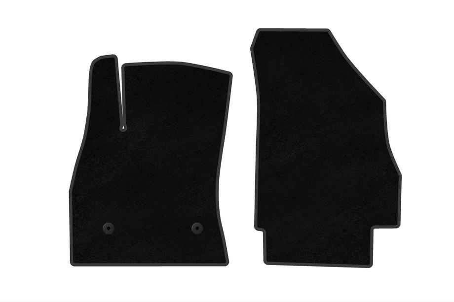 Fiat Doblo III 2023- Deluxe Textile Floor Mats (Black) Image