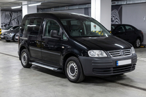 Volkswagen Caddy 2004-2010 Side Steps Line (2 pcs, Aluminum) Maxi Wheelbase photo 1