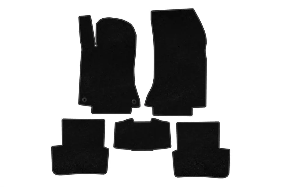Mercedes B-class W246 2011-2018 Deluxe Textile Floor Mats (Black) Image