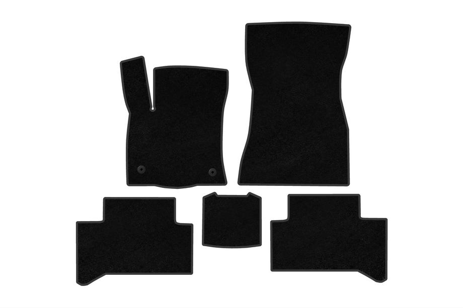 Mercedes EQA 2021- Deluxe Textile Floor Mats (Black) Image