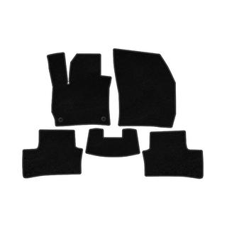 Deluxe Textile Floor Mats (Electric, Black) photo 1
