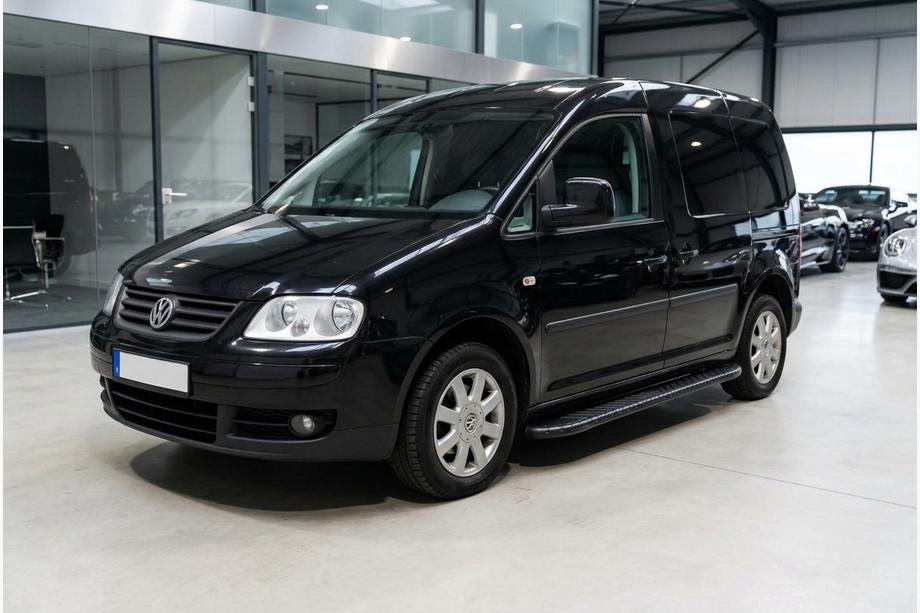 Volkswagen Caddy 2004-2010 Side Steps Bosphorus Black (2 pcs, Aluminum) Image