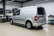 Volkswagen Caddy 2004-2010 Side Steps Tayga Grey (2 pcs, Aluminum) Maxi Wheelbase photo 1