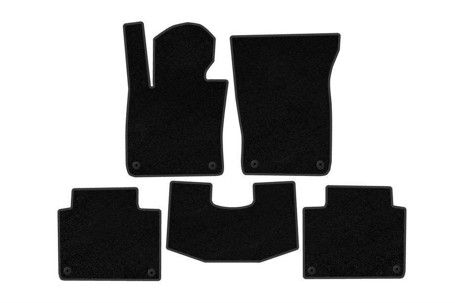 Volvo S90/V90 2016- Deluxe Textile Floor Mats (SW, Black) Image