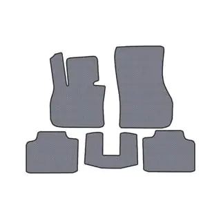 Rubber Floor Mats Carsuit (Gray)