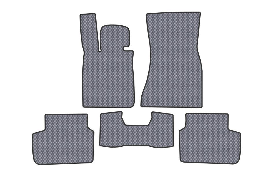 BMW 7 Series G11/G12 2015-2022 Rubber floor mats Carsuit (for G11, grey) Photo 1