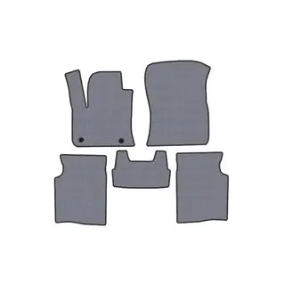 Rubber Floor Mats Carsuit (Electric, Gray)