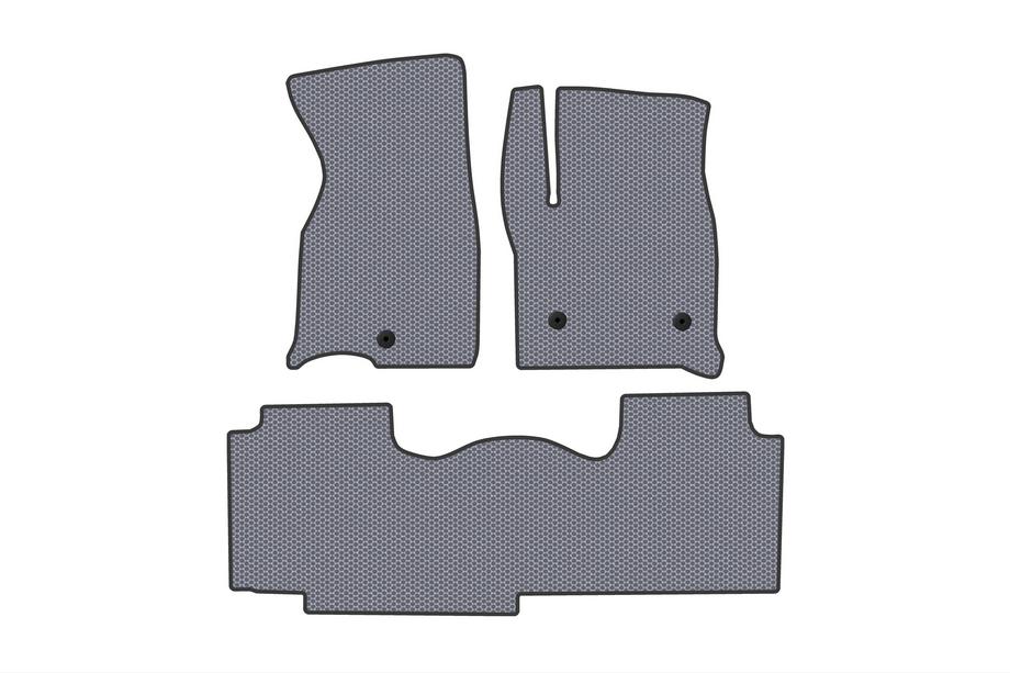 Chevrolet Tahoe 2020- Rubber Floor Mats Carsuit (2 Rows, Grey) Image