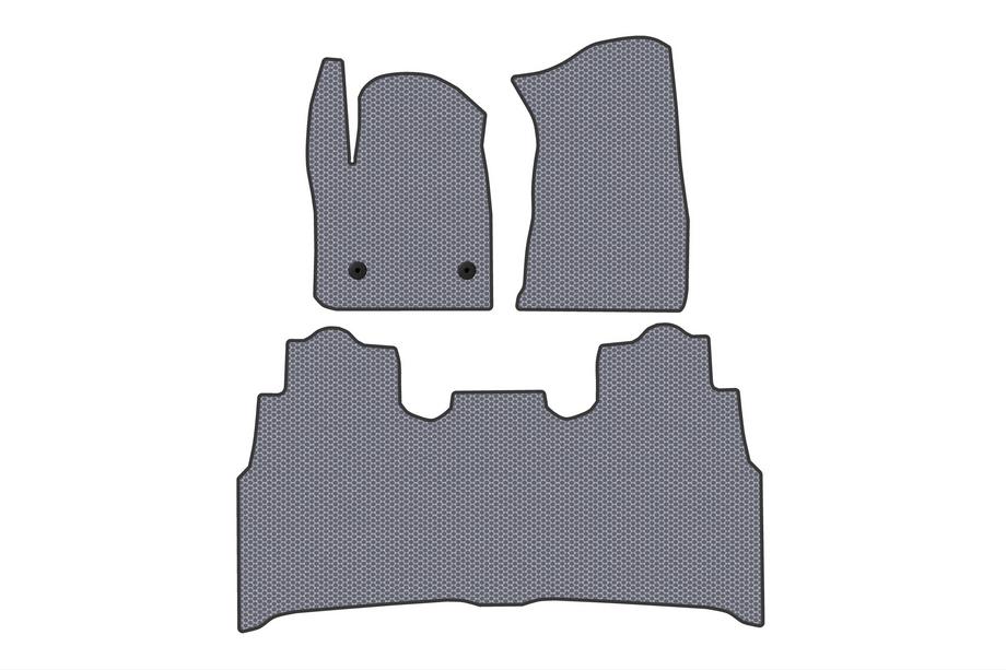 Chevrolet Silverado 2019- Rubber Floor Mats Carsuit (Gray) Image