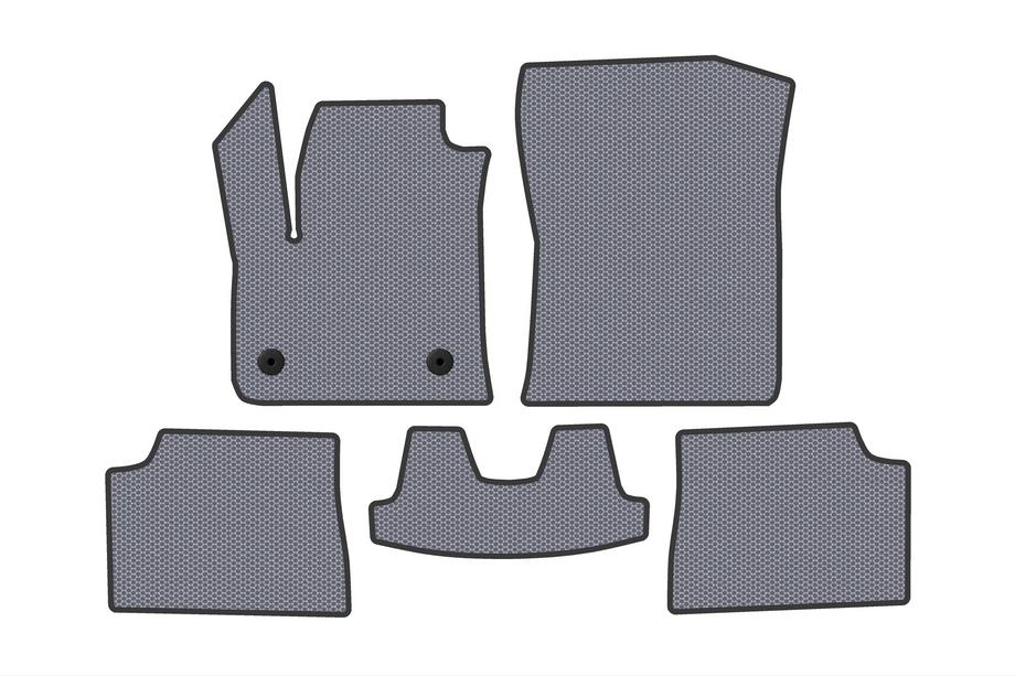 Fiat 600/600e 2023– Rubber Floor Mats Carsuit (Electric, Gray) Image