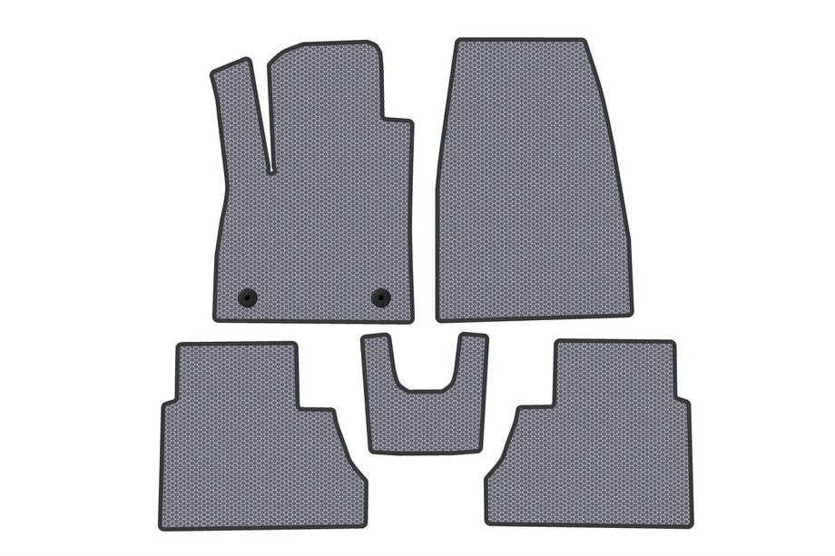 Ford Courier 2023- Rubber Floor Mats Carsuit (Gray) Image