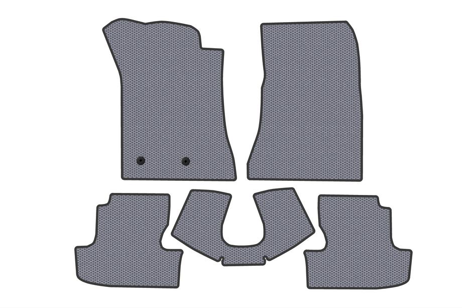 Ford Mustang 2015-2023 Rubber Floor Mats Carsuit V2 (Gray) Image