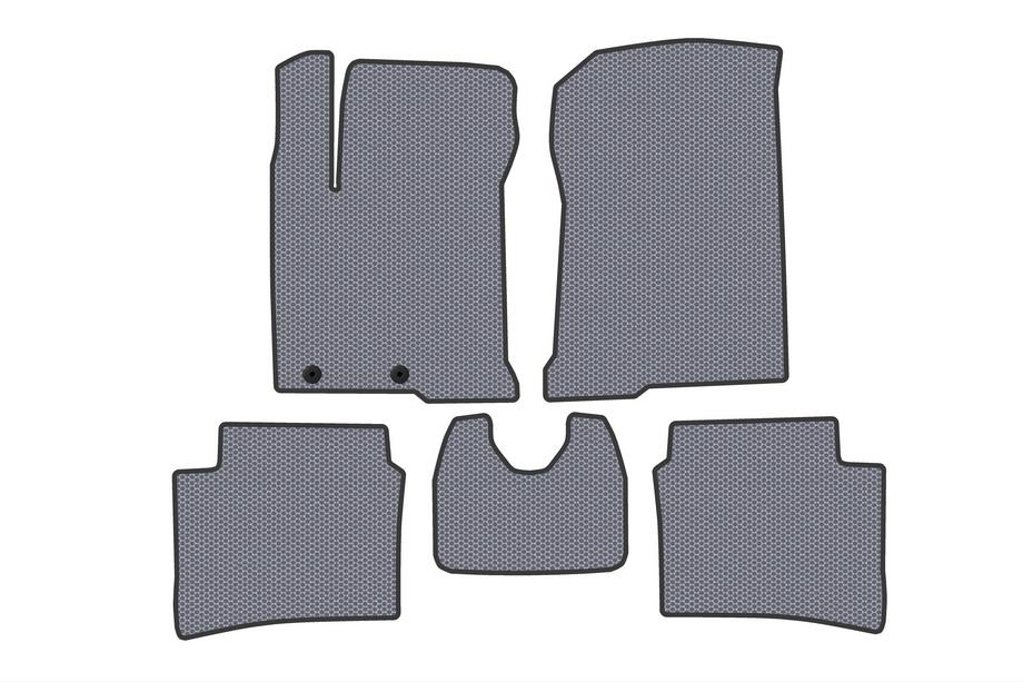 Hyundai Bayon 2021- Rubber Floor Mats Carsuit (Gray) Image