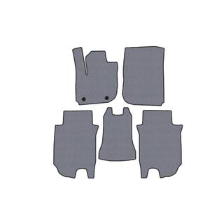 Rubber Floor Mats Carsuit (Electric, Gray) Honda HR-V 2021- photo 1