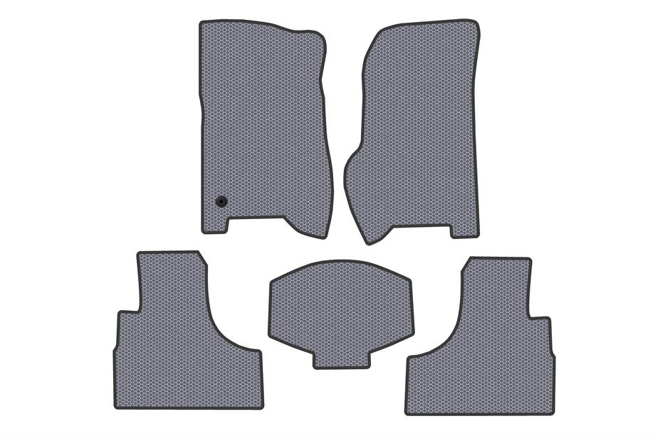 Jeep Cherokee/Liberty 2002-2007 Rubber Floor Mats Carsuit (Gray) Image