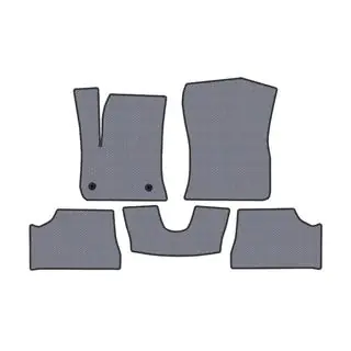Rubber Floor Mats Carsuit (Gray)