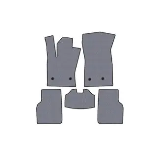 Rubber Floor Mats Carsuit (Gray) photo 1