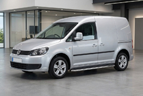 Volkswagen Caddy 2010-2015 Side Steps Maydos V1 (2 pcs, Aluminum & Stainless Steel) Maxi Wheelbase photo 1