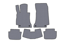 Mercedes E-class W214 2023- Rubber Floor Mats Carsuit (Cabrio, Grey) photo 1