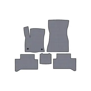 Rubber Floor Mats Carsuit (Gray) photo 1