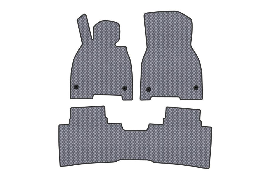 Mercedes EQS 2021- Rubber Floor Mats Carsuit (Gray) Image