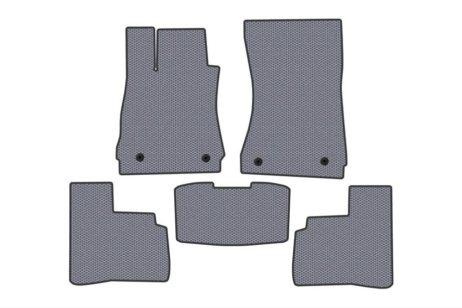 Mercedes S-class W221 2005-2013 Carsuit Rubber Floor Mats (Short, Grey) Image