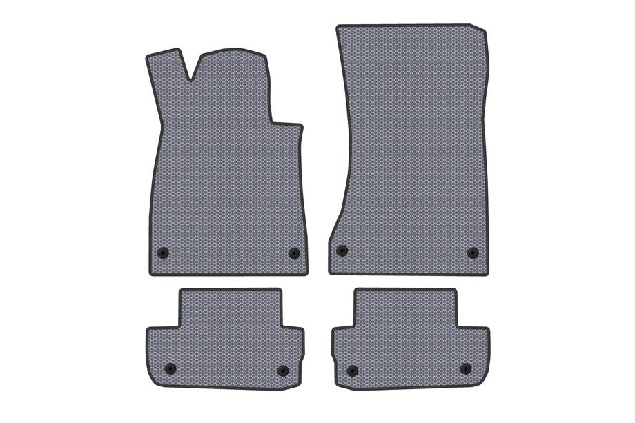 Mercedes S-class C217 Coupe 2014-2020 Rubber Floor Mats Carsuit (2017-2020, Gray) Photo 1