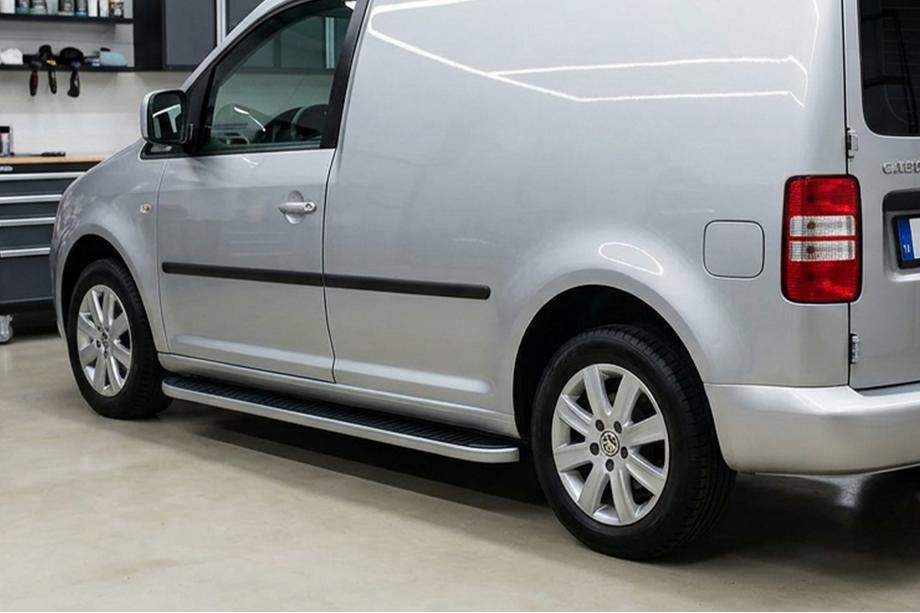 Volkswagen Caddy 2010-2015 Side Steps Tayga (2 pcs, Aluminum) Image