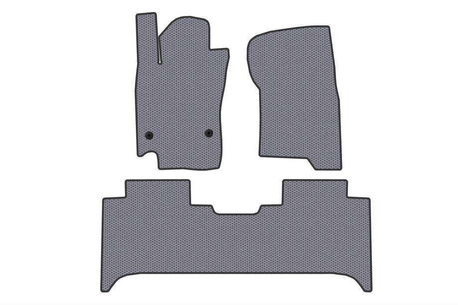 Nissan Navara/NP300 2016- Rubber Floor Mats Carsuit V2 (Gray) Image