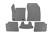Peugeot 208 2019- Rubber Floor Mats Carsuit (Electric, Gray) photo 1
