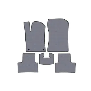 Rubber Floor Mats Carsuit (Gray)