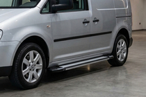 Volkswagen Caddy 2010-2015 Side Steps Rainbow (2 pcs, Aluminum) Maxi Wheelbase photo 1