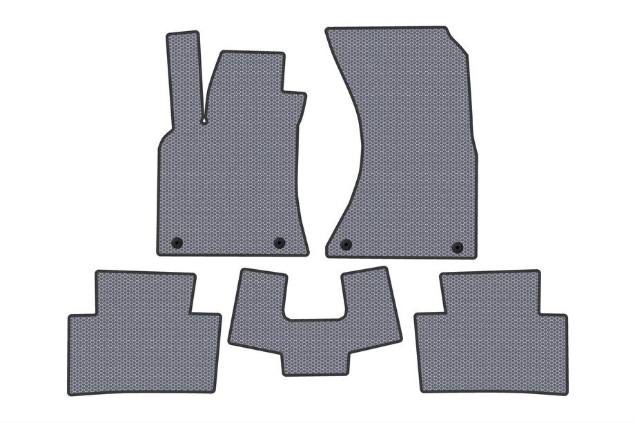 Porsche Macan 2014-2024 Carsuit rubber floor mats for interior (2019-2024, Grey) Image