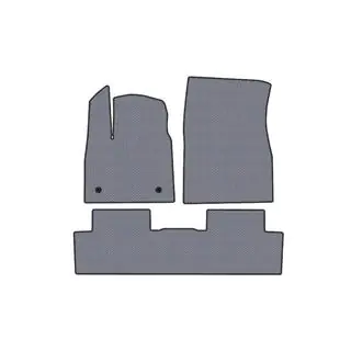 Rubber Floor Mats Carsuit (Gray)