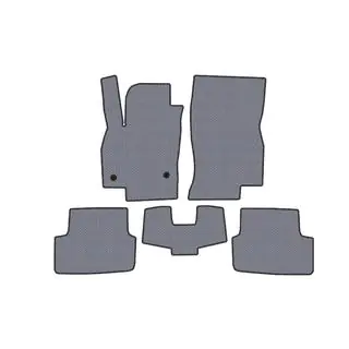 Rubber Floor Mats Carsuit (Gray)