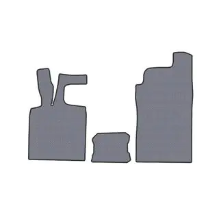 Rubber Floor Mats Carsuit (Gray)