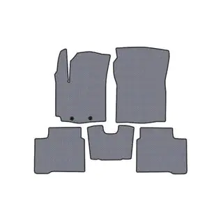 Rubber Floor Mats Carsuit (Gray) photo 1