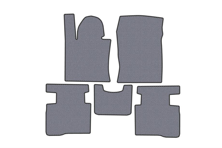 SsangYong Korando 2019- Rubber Floor Mats Carsuit (Gray) Image