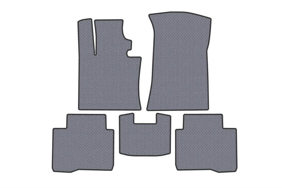 SsangYong Torres 2022– Rubber Floor Mats Carsuit (Petrol, Grey) Photo 1