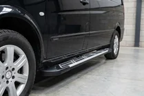 Mercedes Vito/V-class W447 2014- Side Steps Sunrise (2 pcs, Aluminum) photo 1