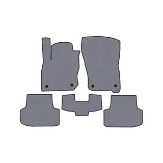 Rubber floor mats Carsuit (HB, Grey) photo 1