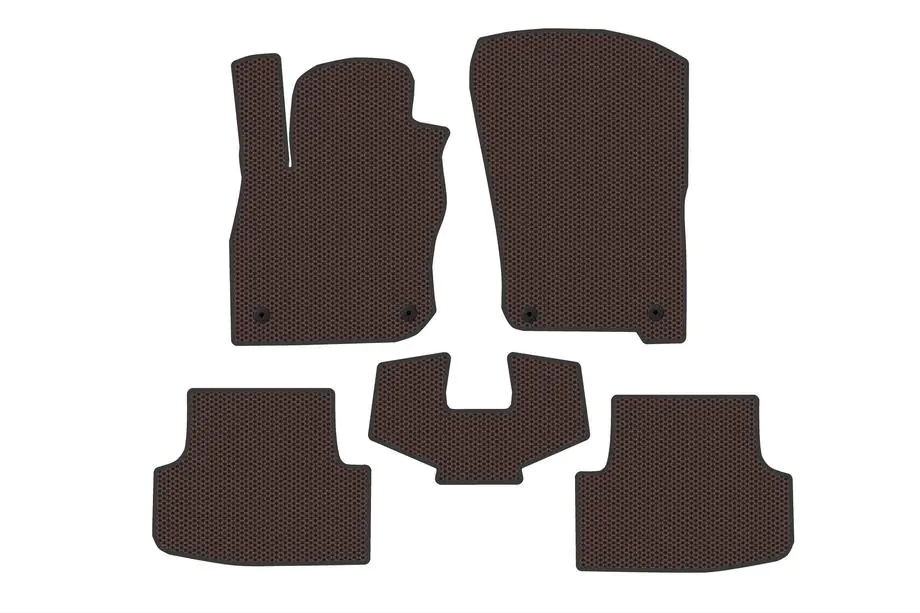 Audi A3 2020- Rubber floor mats Carsuit (HB, brown) Image