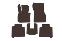 BMW 2 Series Active Tourer F45/F46 2014-2021 Rubber Floor Mats Carsuit (2 Rows, for F46, Brown) photo 1