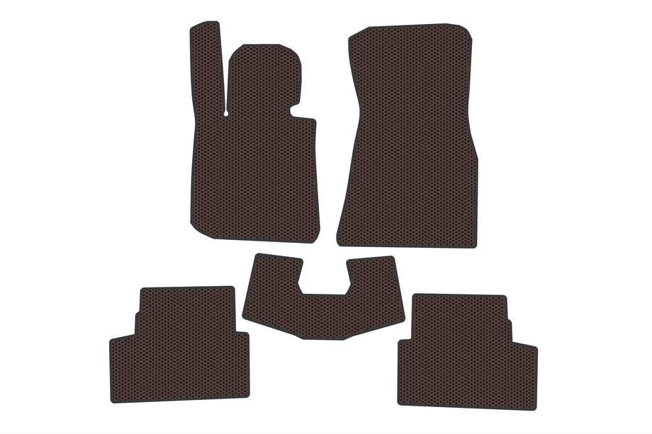 BMW 4 Series G22/23/26 2020- Carsuit rubber floor mats (for i4 G26, brown) Photo 9