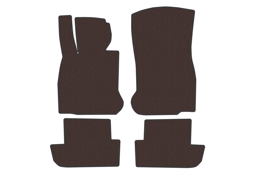 BMW 6 Series F12/F13/F06 2011-2018 Carsuit rubber floor mats (for F12/13, Brown) Image