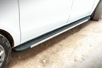 Mercedes Vito/V-class W447 2014- Side Steps Duru (2 pcs, Aluminum) Short and Medium photo 4