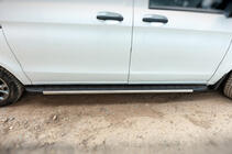Mercedes Vito/V-class W447 2014- Side Steps Duru (2 pcs, Aluminum) Short and Medium photo 6