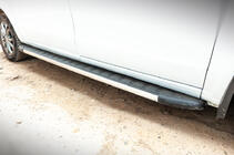 Mercedes Vito/V-class W447 2014- Side Steps Duru (2 pcs, Aluminum) Short and Medium photo 5